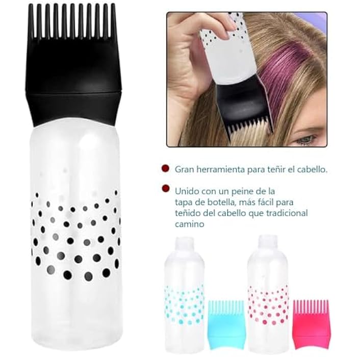 Hair Dye Applicator Kit with Root Comb and Spray Bottle, Professional Hair Coloring Tool for Women - Multi Color - Image 5